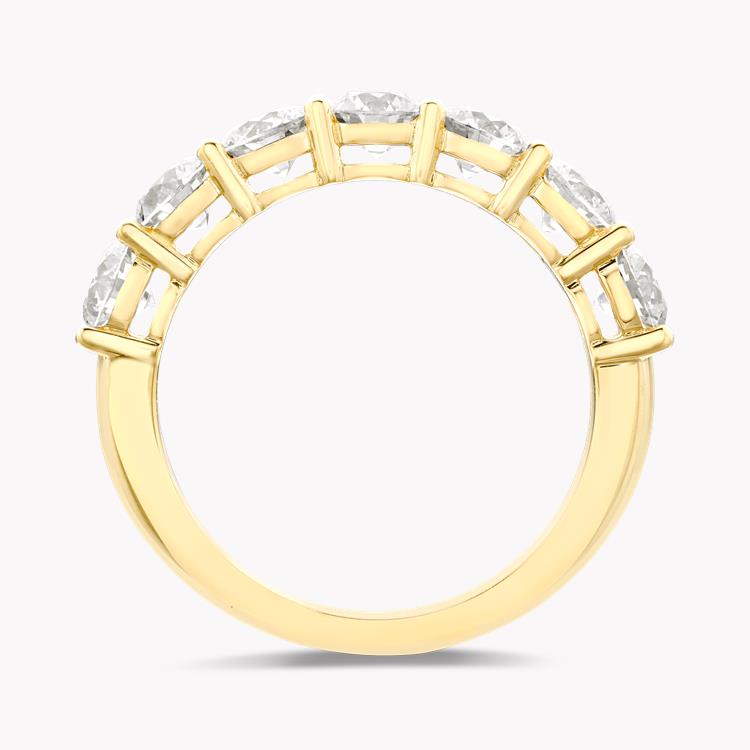 Seven Stone Diamond  Ring Round Brilliant, Claw Set_3