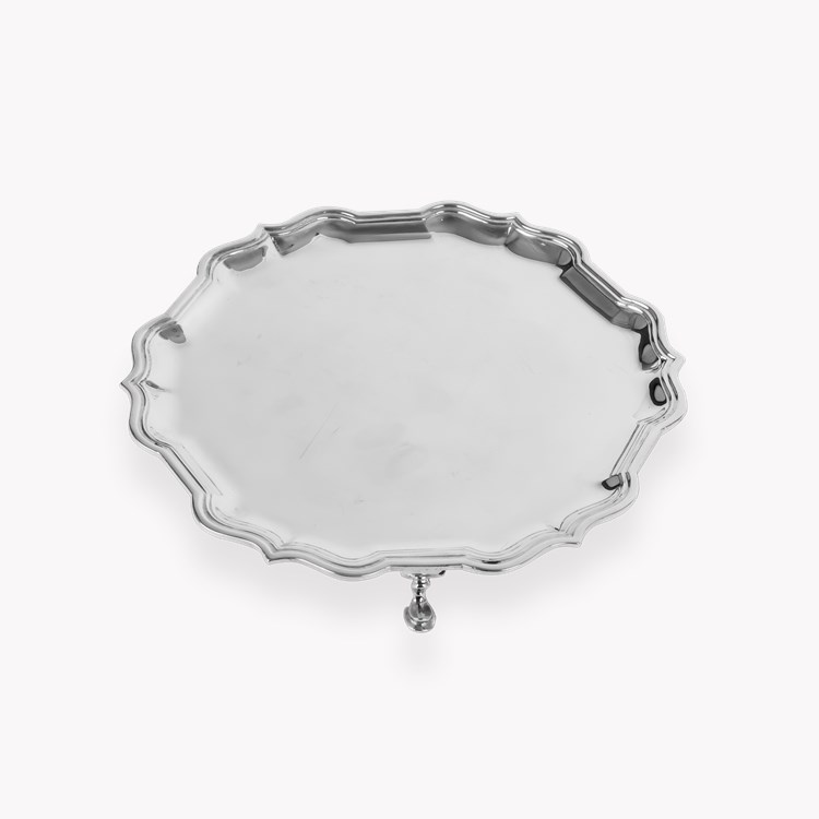 Antique Silver Salver Hallmarked Sheffield_2