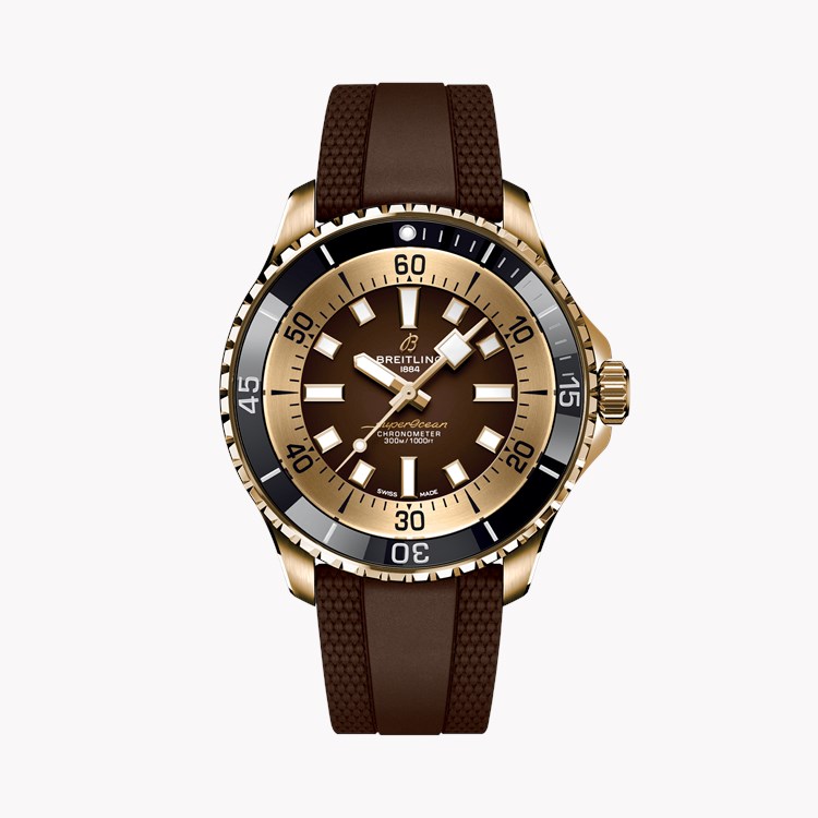 Breitling Superocean Automatic 44 Bronze 44mm, Chocolate Dial, Arabic & Baton Numerals_1