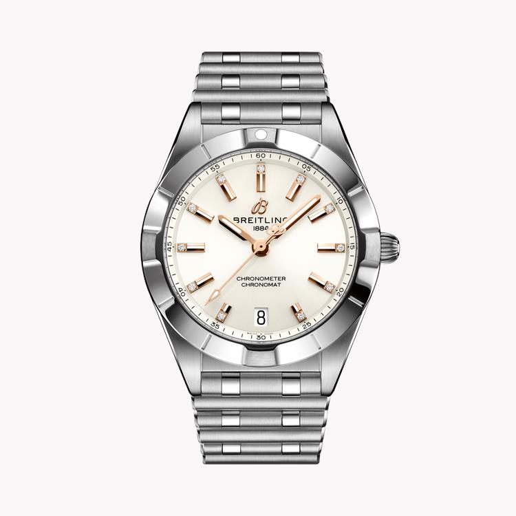 Breitling Chronomat 32 32mm, White Dial, Baton Numerals_1