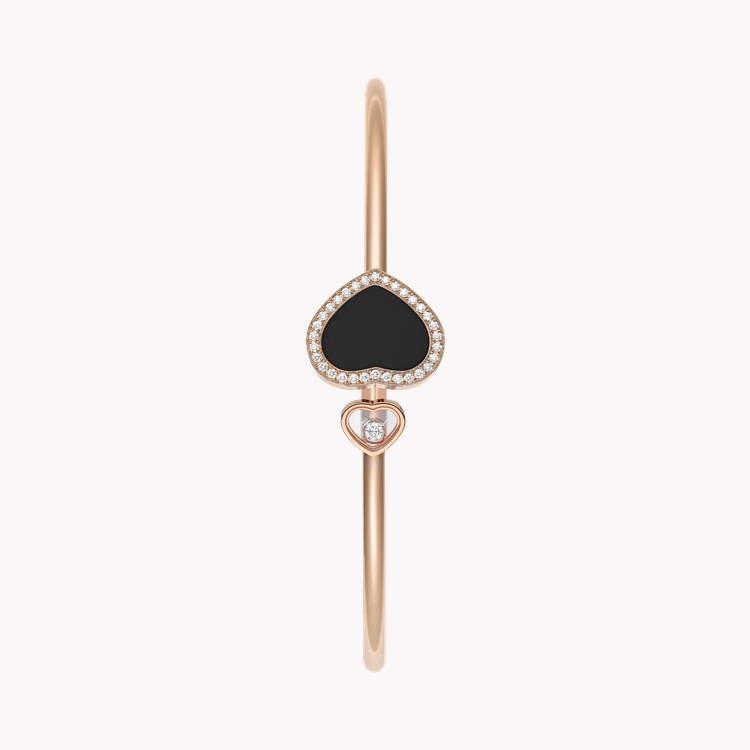 Chopard Happy Hearts Black Onyx Bangle _2