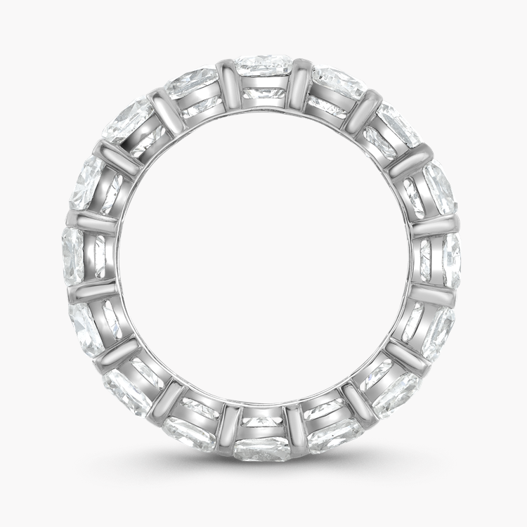 Cushion Cut Diamond Eternity Ring Cushion Cut, Eternity, Claw Set_3