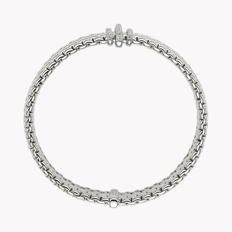 Fope Panorama Flex-It Bracelet Round Brilliant Cut, Pave Set_2