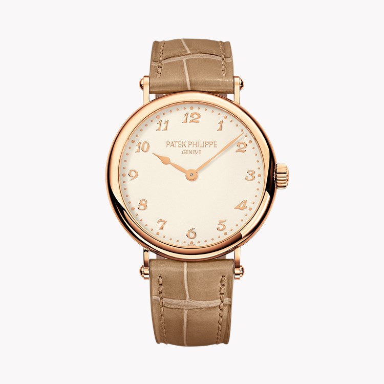 Patek Philippe Calatrava 34.6mm, Cream Dial, Arabic Numerals_1