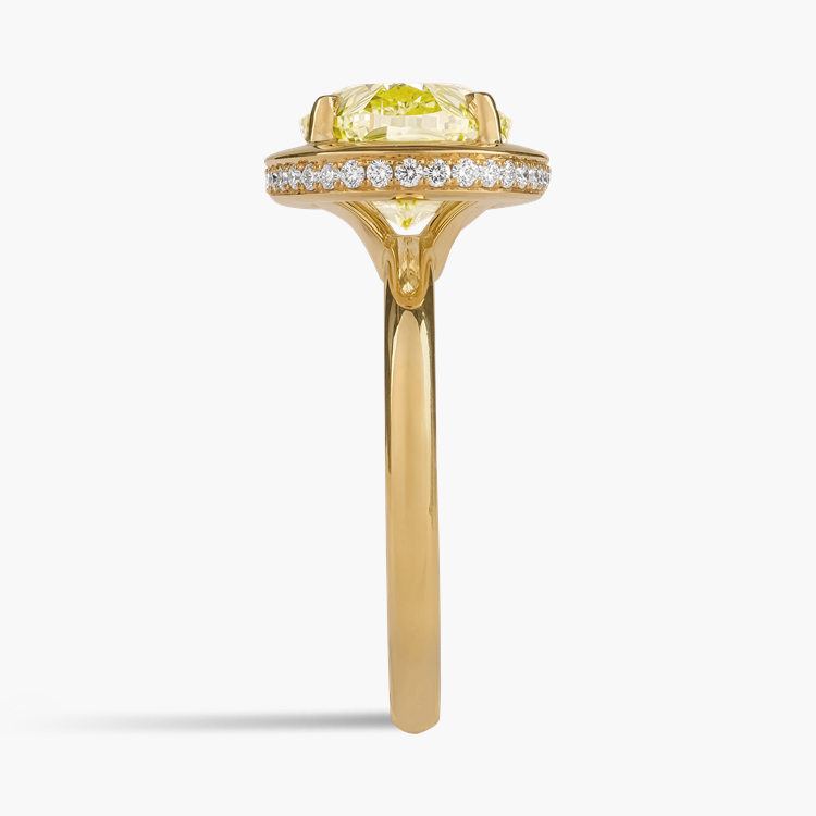 Skimming Stone Oval Cut 5.04ct Diamond Ring Oval Cut, Claw Set_4