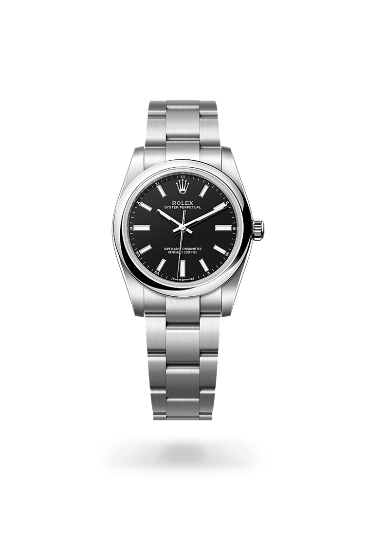 Oyster Perpetual 34, Oyster, 34 mm, Oystersteel