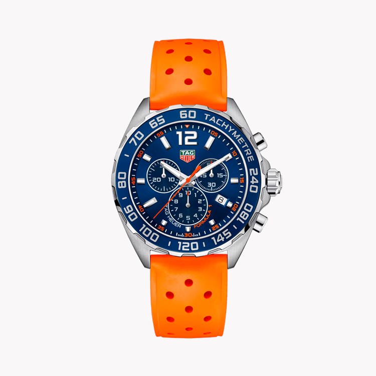 Tag Heuer Formula One Chronograph 43mm, Blue Dial, Baton Numerals_1