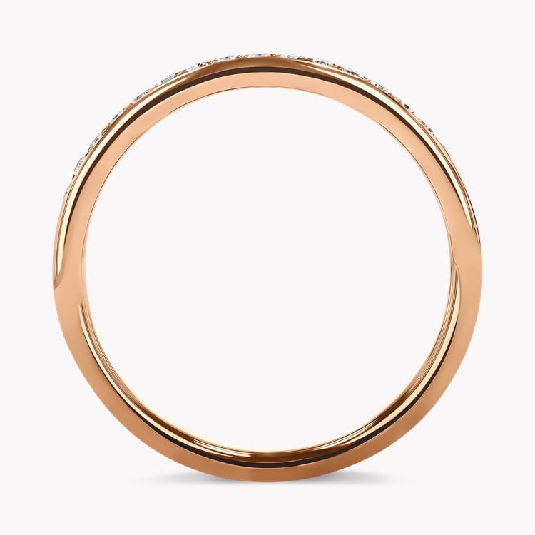 Brilliant Cut Diamond Half Eternity Ring Brilliant Cut, Half Eternity, Thread Set_3
