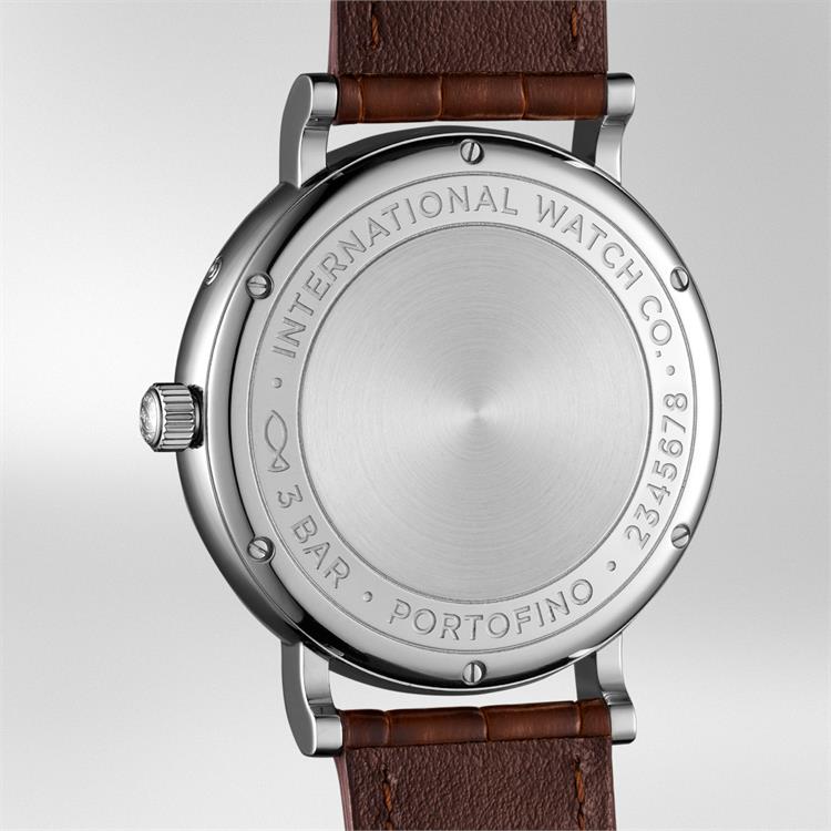 IWC Portofino Automatic Moonphase 40mm, Silver Dial, Baton Numerals_3