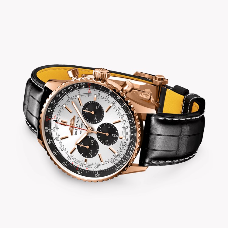 Breitling Navitimer B01 Chronograph 46 46mm, Silver Dial, Baton Numerals_4