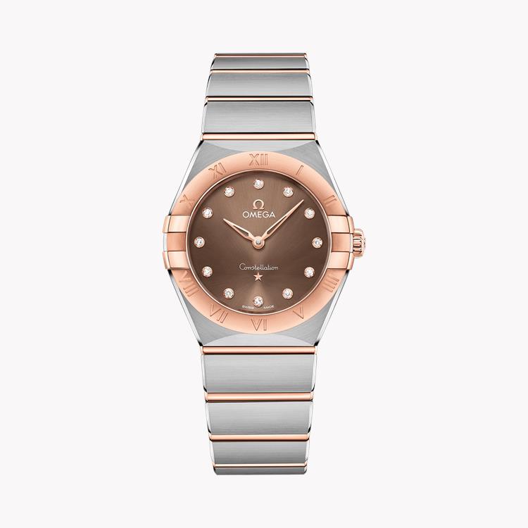 OMEGA Constellation  O13120286063001 28mm, Brown Dial, Diamond Numerals_1