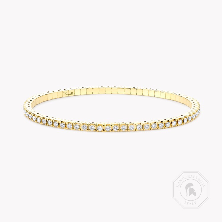Expandable Diamond Bangle Brilliant Cut, Four Claw Set_1