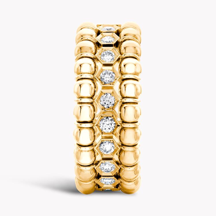 Bohemia Polished Expandable Ring in Yellow Gold _4