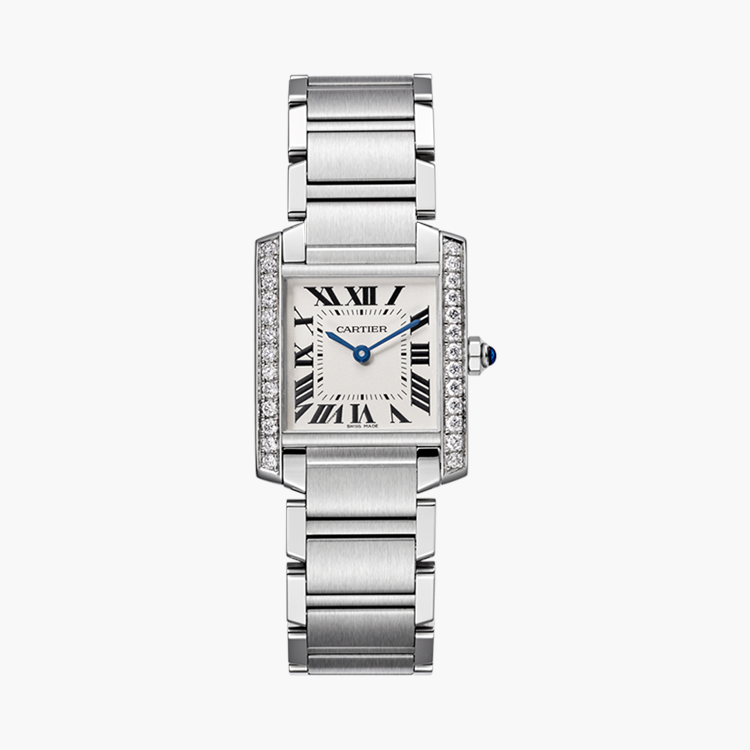 Cartier Tank Française 30.4mm, Silver Dial, Roman Numerals_1