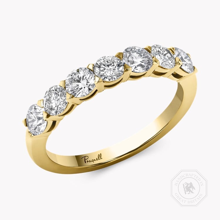 Seven Stone Diamond Ring Brilliant cut, Claw set_1