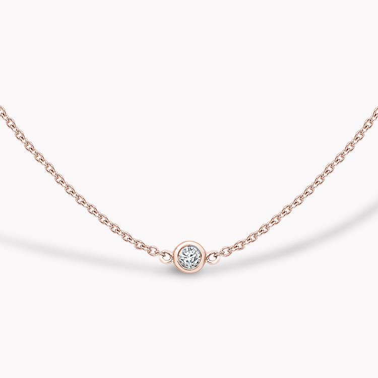 Sundance Diamond Necklace Brilliant Cut, Rubover Set_2