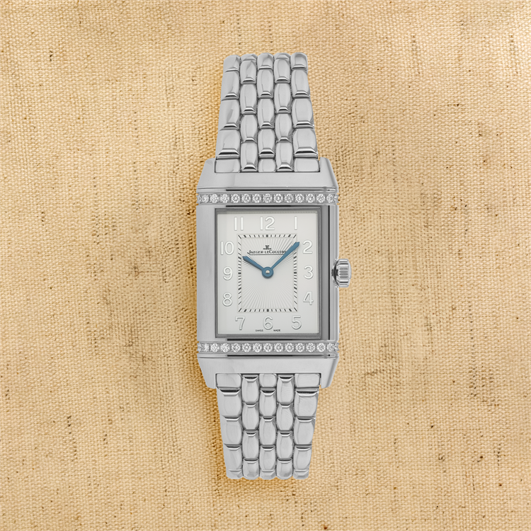 Jaeger-LeCoultre Reverso Classic Medium Duetto 40mm x 24mm, Silver Dial, Arabic/Baton Numerals_1