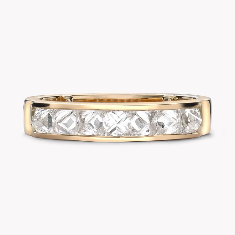 RockChic Domed Diamond Ring 1.11CT in Yellow Gold Princess Cut, Channel Set_2