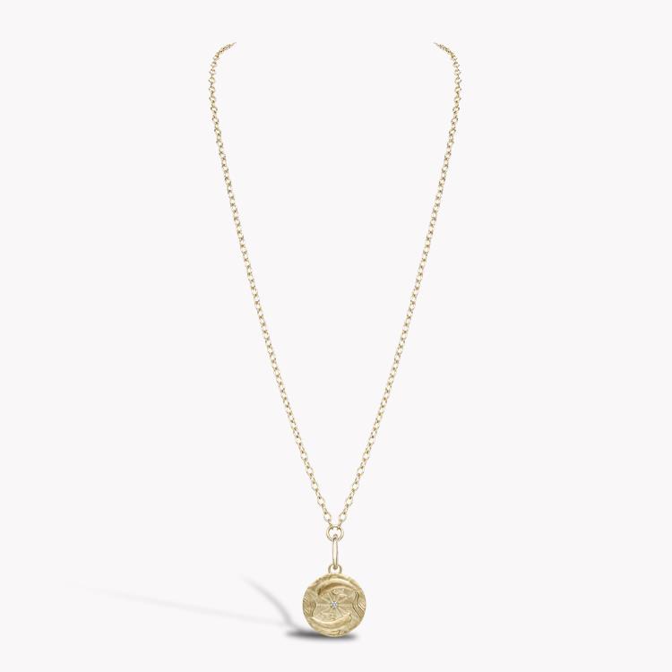 Pisces Pendant Charm Brilliant cut, Claw set_3