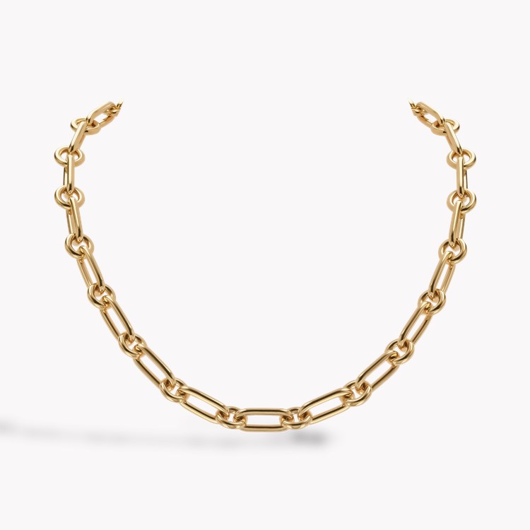 Mini Havana 0.10ct Diamond Necklace   in 18ct Yellow Gold