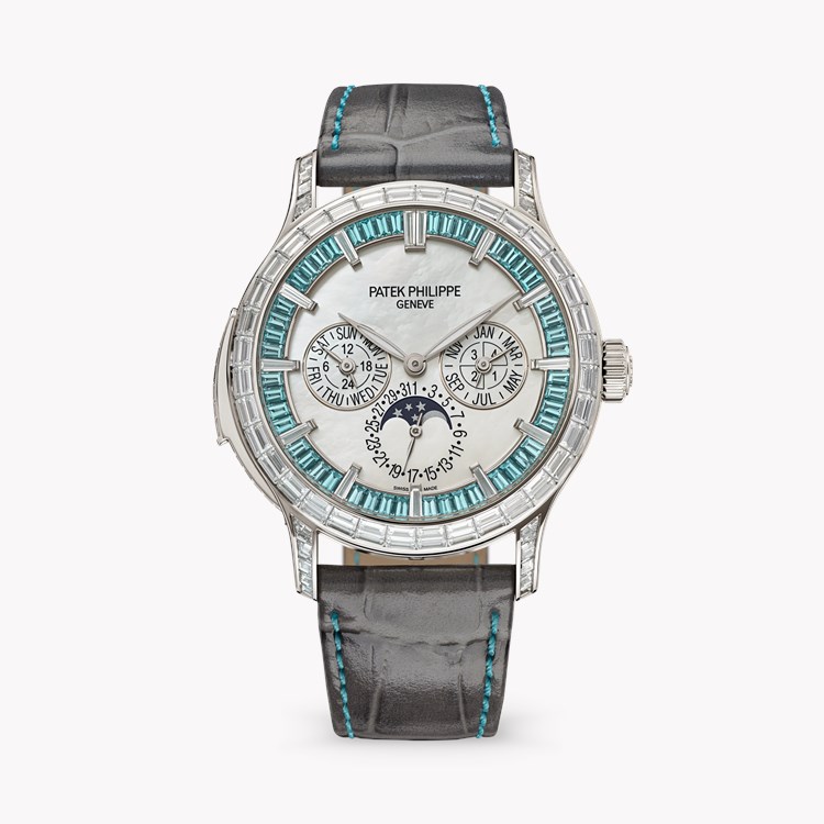 Patek Philippe Grand Complications 40mm, Blue Dial, Arabic/Baton Numerals_1