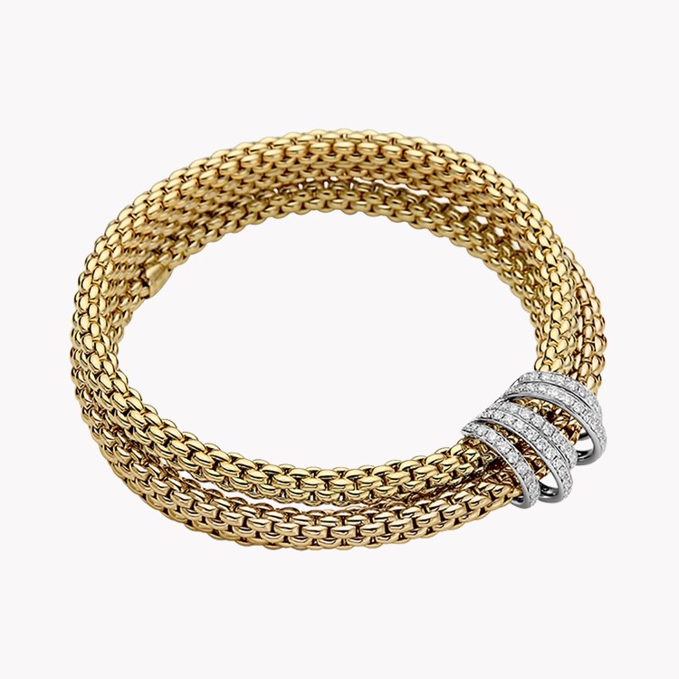 FOPE Diamond Bracelet Brilliant Cut, Pave Set_1