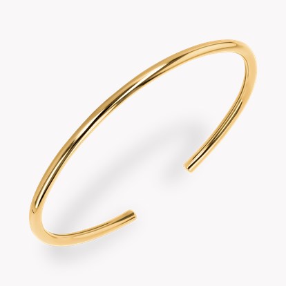 Yellow Gold Polished Round Bangle
