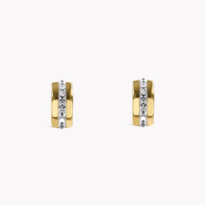 RockChic Diamond Hoop Earrings