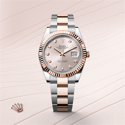 Datejust 41, Oyster, 41 mm, Oystersteel and Everose gold watch
