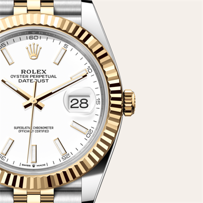 Datejust 41, Oyster, 41 mm, Oystersteel and yellow gold watch