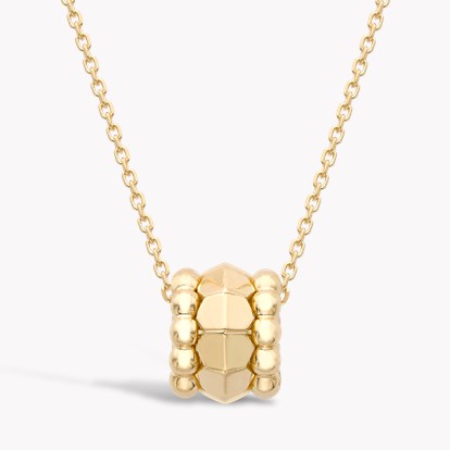 Bohemia Three Row Peaked Hexagonal Pendant in 18ct Yellow Gold