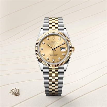 Datejust 36, Oyster, 36 mm, Oystersteel and yellow gold watch