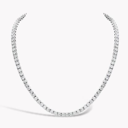 Diamond Line Necklace 15ct in 18ct White Gold