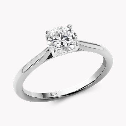 Gaia 0.70ct Brilliant Cut Diamond Ring in Platinum