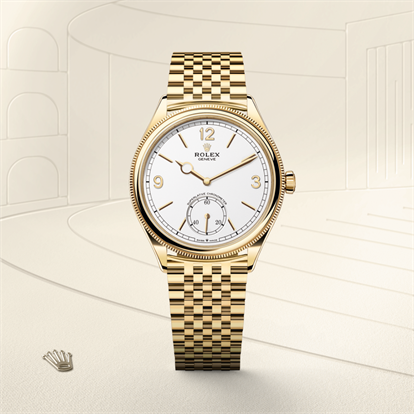 1908, 39 mm, 18 ct yellow gold, polished finish watch