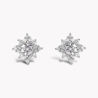 Star Struck Diamond Stud Earrings 0.57ct in 18ct White Gold
