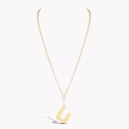 Letter U Pendant Charm