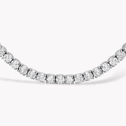 Brilliant Cut 15.50ct Diamond Line Necklace