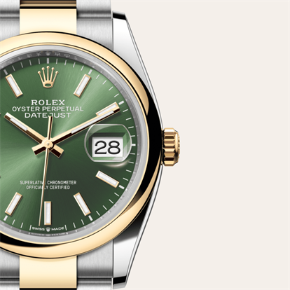 Datejust 36, Oyster, 36 mm, Oystersteel and yellow gold watch