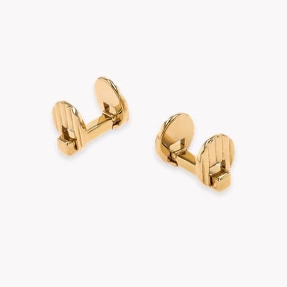 1980s Oval Cufflinks