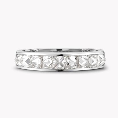 RockChic 1.34ct Peaked Inverted Princess Cut Diamond Half Eternity Ring