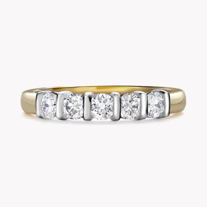 Round Brilliant Cut Diamond Five-Stone Ring