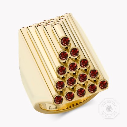 Eclipse 1.70ct Ruby Pyramid Ring in 18ct Yellow Gold 