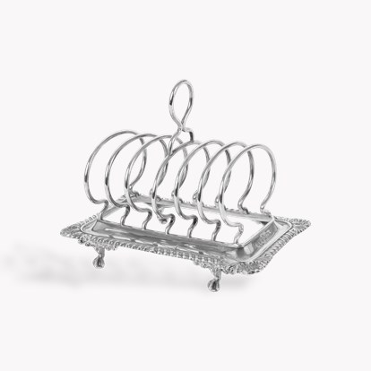 Silver Toast Rack on Feet