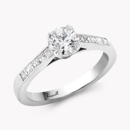 Gatsby 0.70ct Brilliant Cut Diamond Ring in Platinum