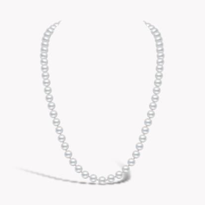 Akoya Pearl Necklace in 18ct White Gold