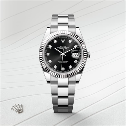 Datejust 41, Oyster, 41 mm, Oystersteel and white gold watch