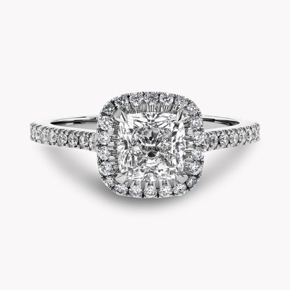 Celestial 1.20ct Cushion Cut Diamond Cluster Ring