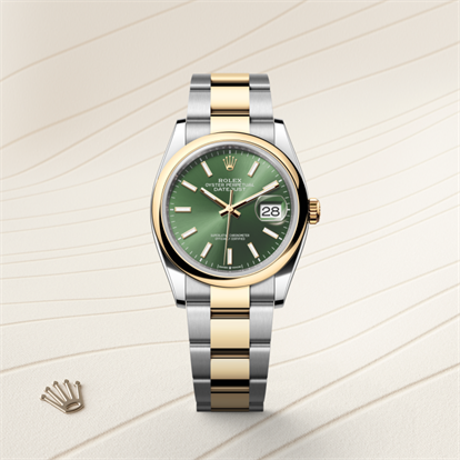 Datejust 36, Oyster, 36 mm, Oystersteel and yellow gold watch