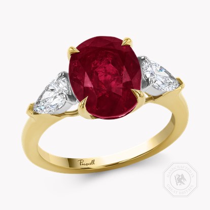 Masterpiece 5.52ct Kenyan Ruby and Diamond Ring